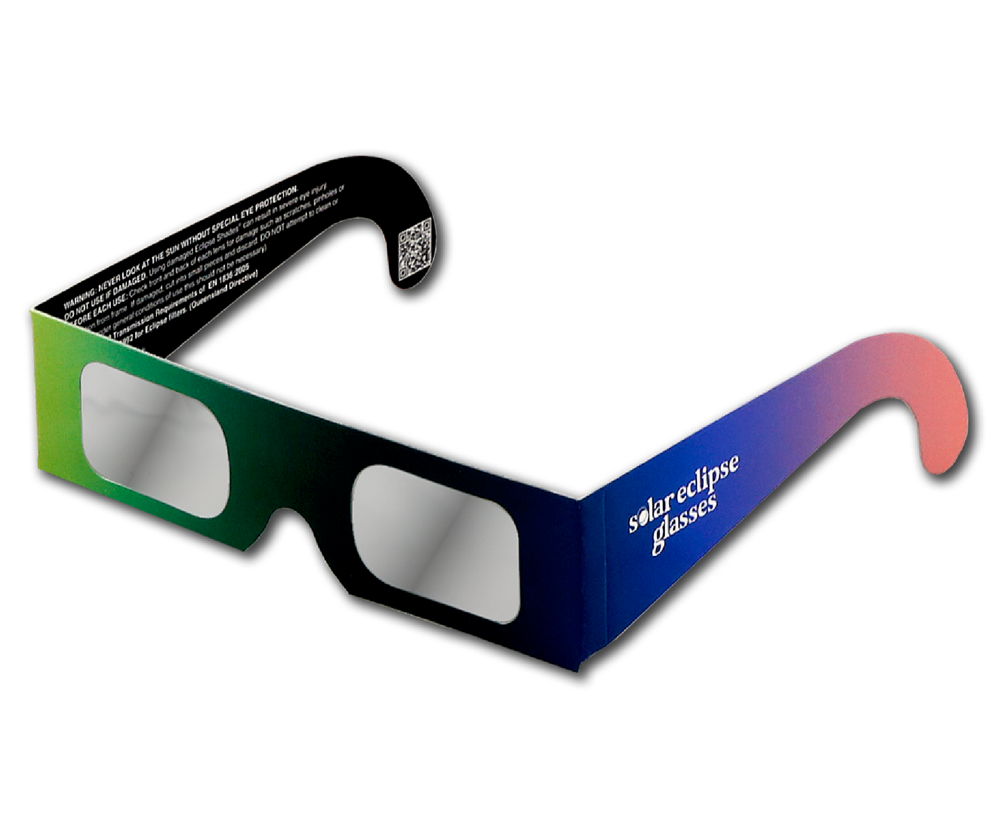 Solar Eclipse Glasses - Ombre Rainbow